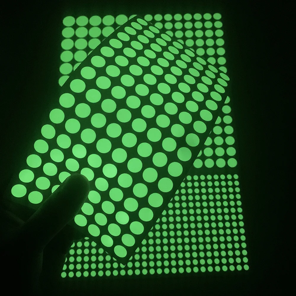 Glow In Dark Stars - 1 arkusz 3D świecące naklejki ścienne