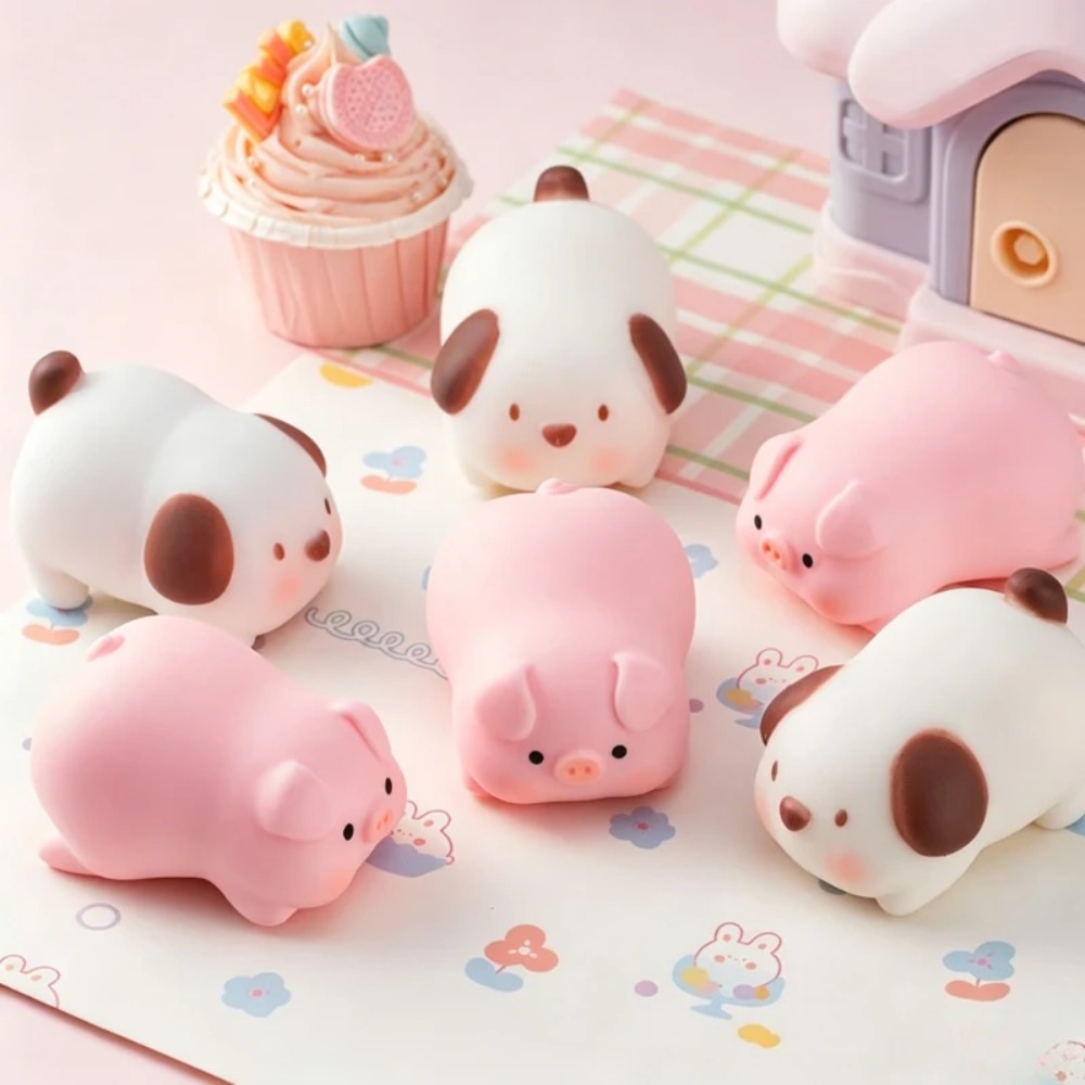 Kids Toys Dog - Zabawka do ściskania w kształcie świnki,