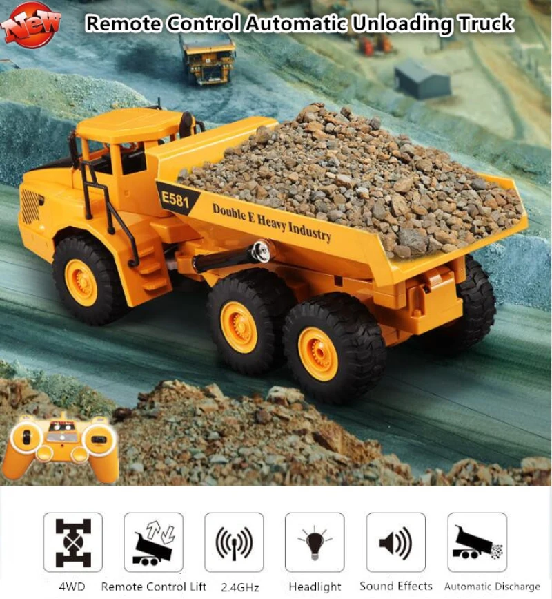 Kids Toys Under 50 - Zdalnie Sterowany Wywrotka RC 1:20 2.4G