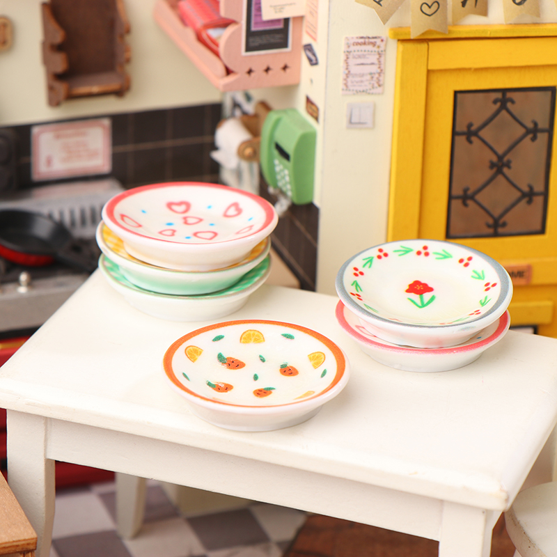 5 szt. Mini talerzyki i naczyn – Dollhouse Furniture Set recenzja i cena