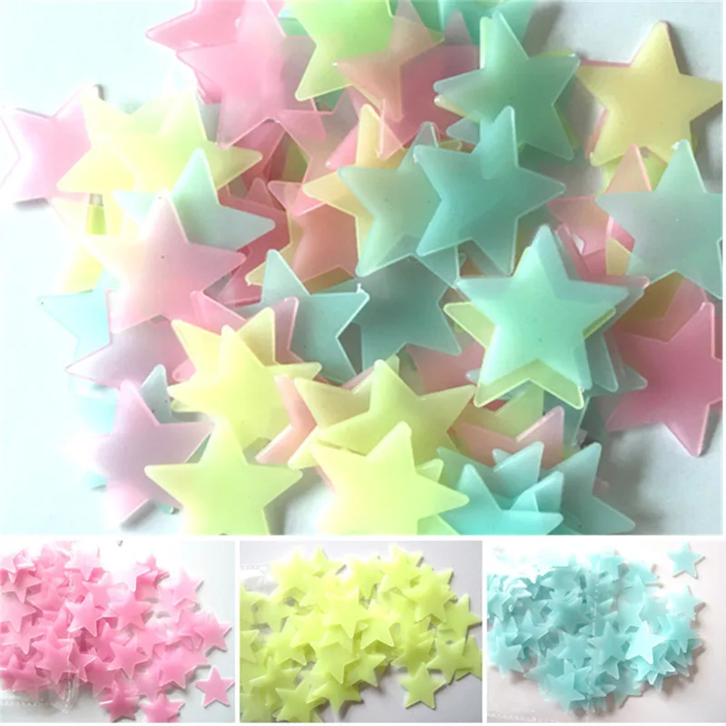 100 szt. Fluorescencyjnych, św – Glow In Dark Stars recenzja i cena