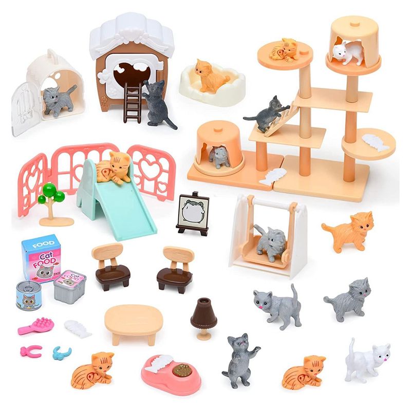 Część dla kota Zestaw dla zwie – Dollhouse Furniture Set recenzja i cena