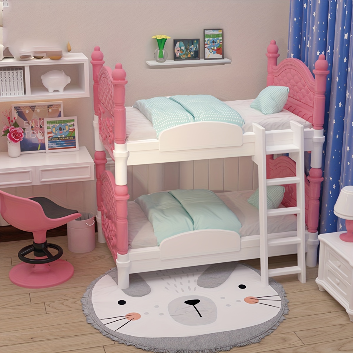 Miniaturowe łóżko do domku dla – Dollhouse Furniture Set recenzja i cena