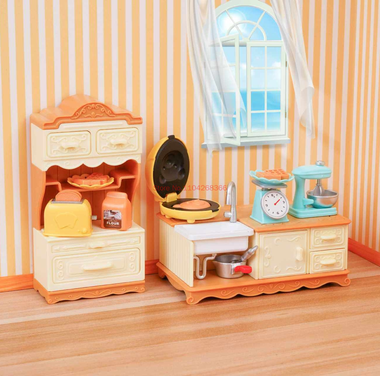 Forest Family 1/12 Meble Kuche – Dollhouse Furniture Set recenzja i cena