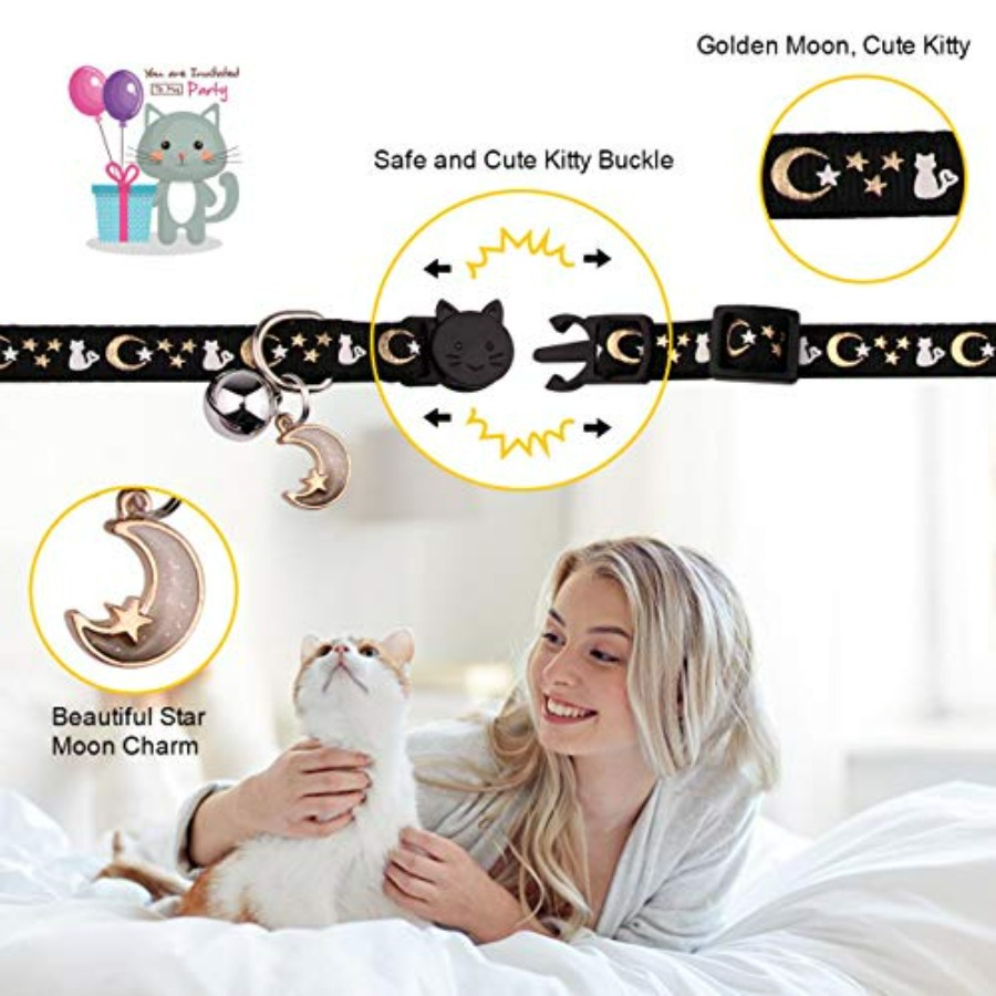 2 szt. Obroże dla kota z zabez – Glow In Dark Stars recenzja i cena