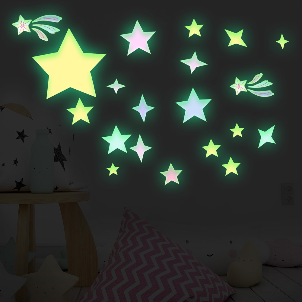 Kolorowe Gwiazdy Świecące Nakl – Glow In Dark Stars recenzja i cena