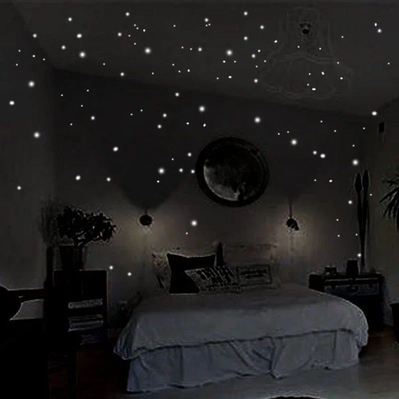 407 szt. Naklejki świecąca nak – Glow In Dark Stars recenzja i cena
