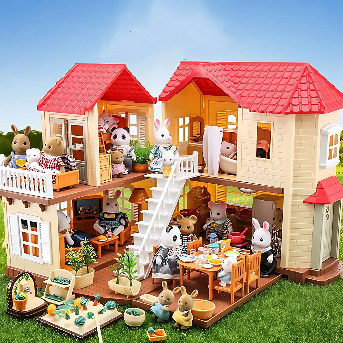 Miniaturowe meble 1:12 do domk – Dollhouse Furniture Set recenzja i cena