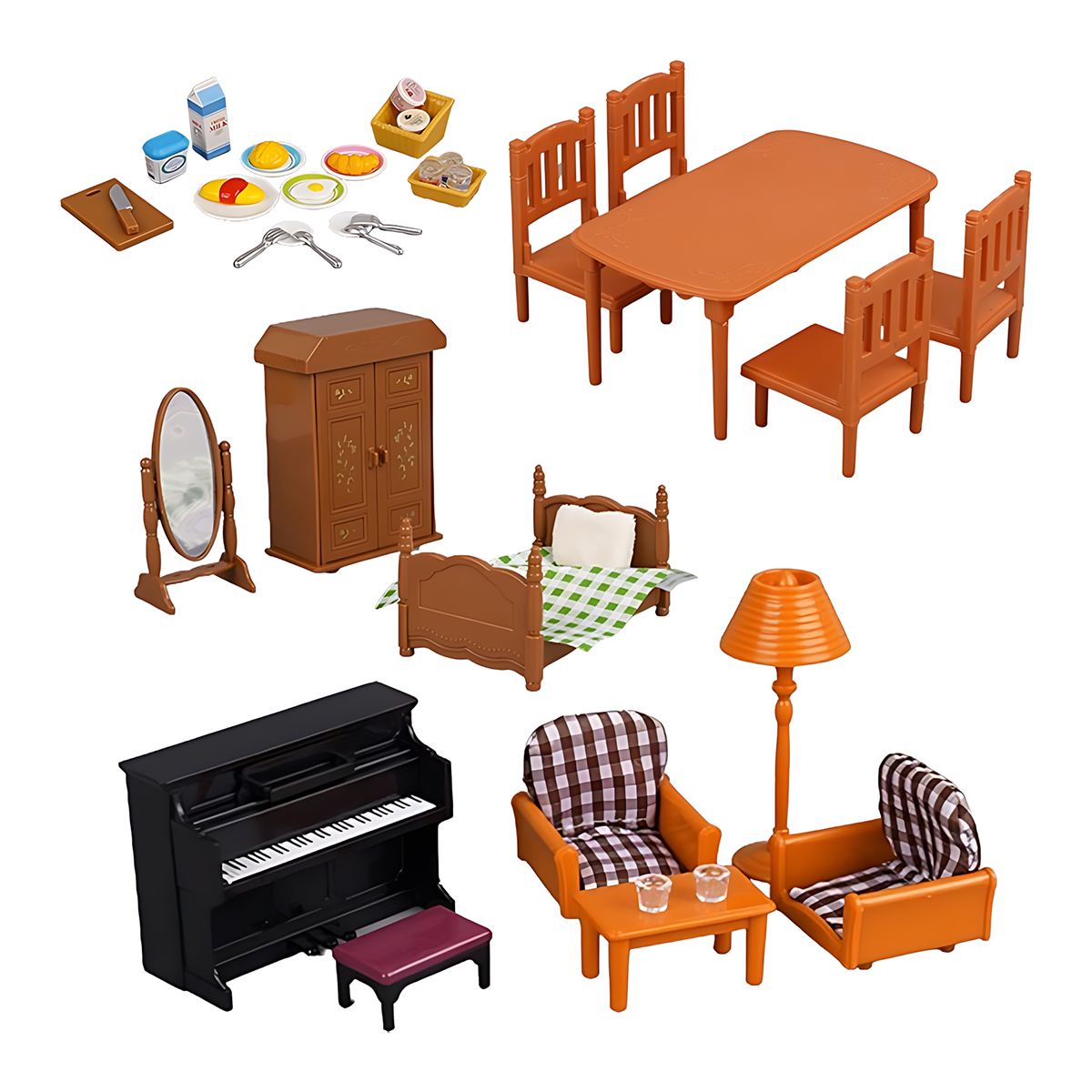 Miniaturowe meble 1:12 do domk – Dollhouse Furniture Set recenzja i cena